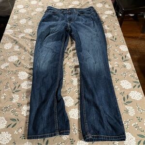 Vintage Levi's 514 Jeans Mens 34x34 Blue Slim Straight Mid Rise Cotton Retro Y2K